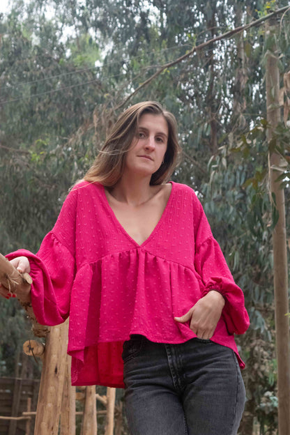 Blusa Lille Fucsia