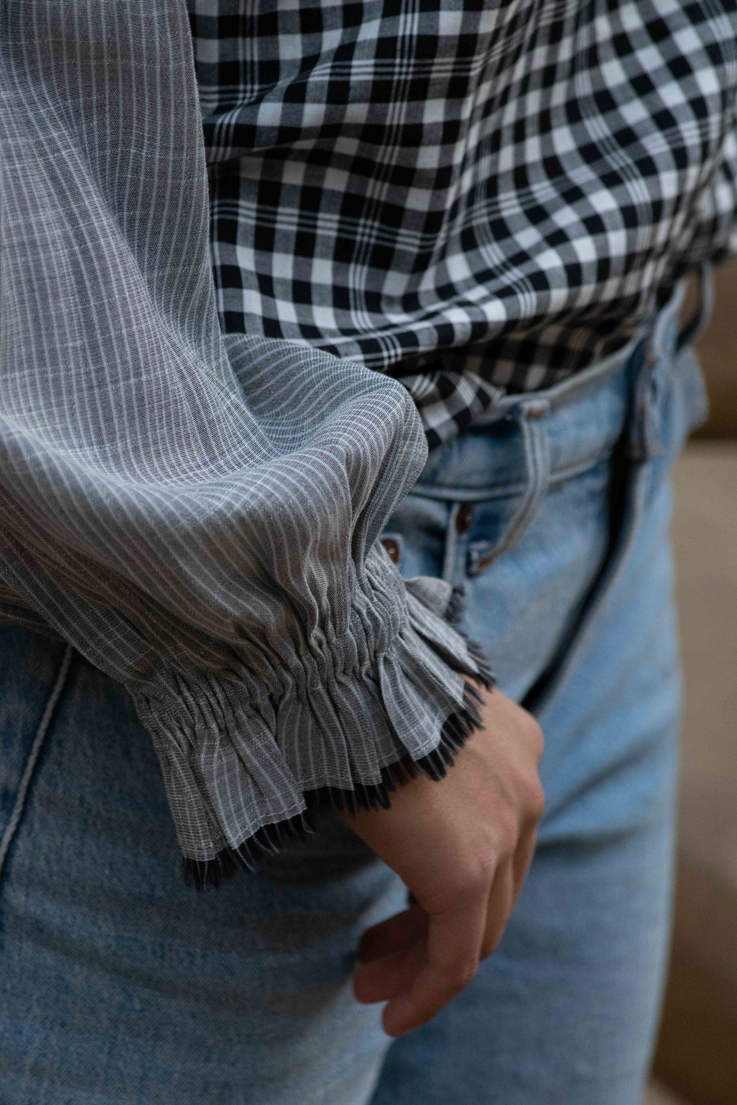 Blusa Charlotte Vichy